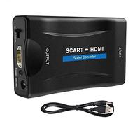 Adattatore Converte L'ingresso Scart Analogico in Uscita Hdmi. Adattatore Video Audio 720p/1080p Per Proiettore Monitor HDTV STB VHS Xbox PS3 Sky Blu-ray Dvd