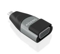 Adattatore Convertitore AISENS USB-C a VGA Alluminio Grigio