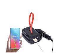 Adattatore convertitore batteria alimentato USB con doppia porta USB e presa CA per BL1830 BL1840 BL1815 e per batterie A3/2106, hub di alimentazione portatile per (per batteria 2106)