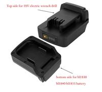 Adattatore convertitore batterie non essenziali 18V per facile utilizzo utensili