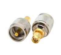 Adattatore convertitore coassiale RF dritto in rame e ottone da SMA maschio femmina a RP SMA N BNC UHF PL259 SO239 TNC(SMAJ-UHFJ)