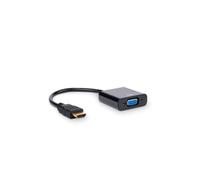 AKYGA ADAPTADOR AK-AD-42 (HDMI M - D-SUB (VGA) F, 0,15 M, BLACK COLOR)
