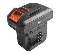 Adattatore convertitore da 1 a 2 per Dayi a Makita/Mta per batteria, robusto adattatore per batteria per utensili elettrici, sollevatori e luci da lavoro, nero (per dayi a per dayi)