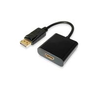 Adattatore - Convertitore da displayport a hdmi, 15 cm, nero, compatibile con più dispositivi, immagine e suono.