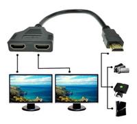 Adattatore/convertitore da HDMI maschio a doppia femmina Simyoung