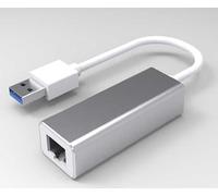 Adattatore - Convertitore da USB 3.0 a ethernet gigabit, 15 cm, accesso rapido alla rete, cavo ad alta velocità, compatibile con dispositivi USB.