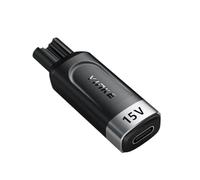 Adattatore convertitore di carica for rasoio HQ8505 di tipo C da 15 V, compatibile con Philips Norelco, tagliacapelli QP6520 QP6530 QP6510