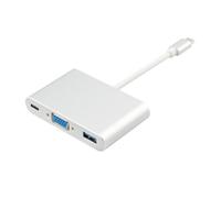 Adattatore convertitore di ricarica multiporta USB-C da tipo C a VGA USB 3.0