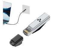 Adattatore convertitore Ethernet USB - Velocità di trasferimento dati e portabilità Connettività, adattatore convertitore USB Ethernet - Per laptop di casa, desktop, TV, schermo del dispositivo