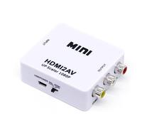 Adattatore convertitore HDMI in RCA AV segnale video analogico digitale 1080 rgb