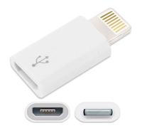 Adattatore convertitore Ociodual da Micro-USB a 8 pin bianco