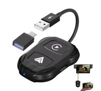Adattatore convertitore per auto, adattatore wireless per auto | Trasmettitore per auto 2 in 1 - Adattatore per auto portatile per elettronica per auto, controllo wireless Plug and Play per la maggior