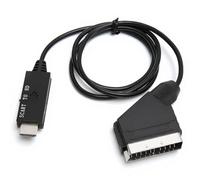 Adattatore Convertitore SCART a HDMI, Adattatore Scaler Convertitore Video con HDMI, VHS VCR DVD, Adattatore Convertitore SCART HDMI, Supporto Convertitore SCART a HDMI 720p
