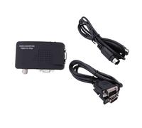 Adattatore Convertitore Svideo AV un VGA Composito AV CVBS nel Uscita VGA 8244
