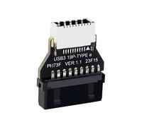 Adattatore Convertitore USB 3.0 da 19 Pin/20 Pin un TYPE-e Pannello Frontale Porta Plug-In TYPE C per Scheda Madre del Computer