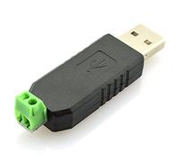 Adattatore convertitore USB a RS485 nero RS485 connettore per WindowsXP, Vista, Windows 7/8, A(D+), B (D-)