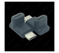 Adattatore convertitore USB-C maschio-femmina USB 3.1 tipo C ad angolo retto da 90 gradi compatibile con telefono Sm-art compatibile con Sams-ung S9 S8 Nota 9 (Color : UP)