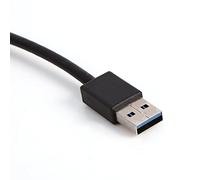 Adattatore convertitore, USB3.0 HUB 5 Gbps velocità di trasferimento piccolo compatto per casa ufficio (nero)