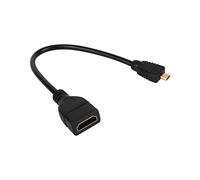 Adattatore Convertitore Video da 1080P Micro Maschio a Mini HDMI Femmina per HDTV Dvd