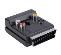 Adattatore convettore audio S-Video RCA commutabile da Scart maschio a femmina