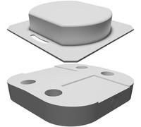 Adattatore Cornice IKEA Tradfri per Interruttore Berker S1 Staffa Shim