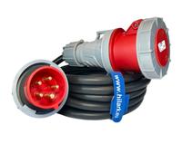 Adattatore corrente forte, spina 32A 5P a presa 63A 4P IP67 0,5-5m