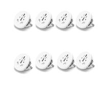 ADATTATORE CORRENTE UNIVERSALE DA VIAGGIO CON SPINA SCHUKO 8 PEZZI