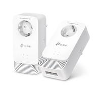 Adattatore CPL - TP-LINK - G.hn2400 - 2+2 Porte Gigabit - Presa Integrata - 1428 Mbps