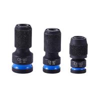 Adattatore da 1/2 "a /4" 3/8" a /4" a /4" a /4" per chiavi elettriche con manicotti retrattili ad alta durata Adattatore per chiavi elettriche ad alta durata Facile da usare