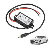 Adattatore da 12 V a USB tipo C, convertitore di tensione DC a DC 5 V 3 A 15 W, modulo Buck impermeabile con protezione e alta efficienza modulo di conversione impermeabile 12 V USB c