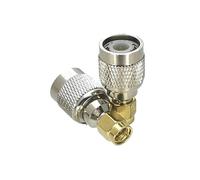 Adattatore da 2 pezzi da TNC a spina maschio SMA e amp;Connettore coassiale RF jack femmina diritto(Type 2-2Pcs)