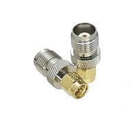 Adattatore da 2 pezzi da TNC a spina maschio SMA e amp;Connettore coassiale RF jack femmina diritto(Type 1-2Pcs)