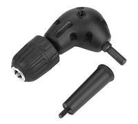Adattatore da 3/8 "ad angolo retto da 90 gradi per punte trapano elettrico attacco fisso 9,5 mm codolo cilindrico mandrino autoserrante