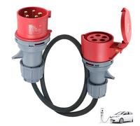 Adattatore da 32A a 16A, cavo di alimentazione a 5 pin cavo di prolunga CEE con protezione IP44 per auto elettriche cantieri edili e industria adattatore da 32A a 16A adattatore 50CM