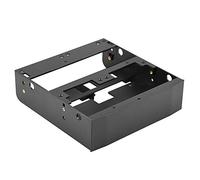 Adattatore da 5,25 '' a 3,5''/ 2,5'' Adattatore da 5,25" Floppy-Drive a doppio 2,5 x 3,5 HDD/SSD Bay Cover Kit staffa di montaggio per computer Supporta 7mm - 15mm HDD da 2,5" per PC.