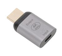 Adattatore da a USB C, Adattatore da USB C Femmina a Maschio 4K 60HZ Adattatore da USB C a Interfaccia Multimediale Ad Alta velocità da Tipo C a HD per Tablet Telefonico