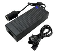 Adattatore da AC a DC Presa Accendisigari Auto Trasformatore 240V a 12V 15A 180W Alimentatore Convertitore per Aspirapolvere per Auto, Frigoriferi, Gonfiatore di Pneumatici