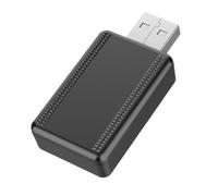 Adattatore da cablato a wireless per auto, 2 in 1, adattatore per sistema di intrattenimento per auto, plug and play, compatto, senza latenza, per guida su cruscotto di veicoli camper