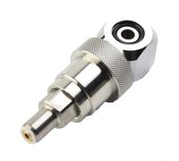 Adattatore da Cga 347 a ARA per bombola antincendio Scott Scba, connettore di gonfiaggio della bottiglia di immersione in ottone in acciaio inossidabile 5000Psi con O-Ring, nessuna chiave richiesta