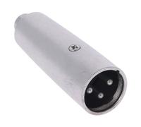 Adattatore da connettore RCA femmina a XLR maschio, in metallo, stereo, per microfoni