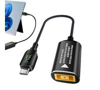 Adattatore Da Corrente Continua A Type C | Adattatore 140W Con Display Digitale, PD Per Notebook Elettronica - Adatto Per Casa Viaggio Notebook Laptop Smartphone Dispositivi Elettronici