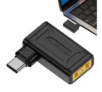 Adattatore da DC a Type-C 140 W PD, da femmina a DC con uscita da 5 V/9 V/20 V, adattatore di ricarica per laptop, notebook, telefoni cellulari con connettore quadrato - Plug and Play