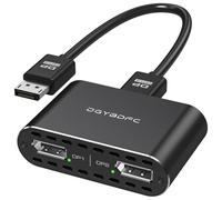 Adattatore da DisplayPort a doppio DisplayPort Dual 4K120Hz o 4K144Hz+4K60Hz modalità estensione/copia/SST/MST a 2 DP Display Port Adapter per 2 monitor (MacOS supporta solo la modalità SST, nessun