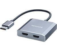 Adattatore da Displayport a doppio HDMI 4K60Hz per PC Laptop Scheda grafica DP 1.2 a 2 monitor HD-MI 2.0 Estensione Display Displayport a HDMI Splitter 1 In 2 Out Hub MST Extend Mode solo per Windows