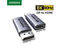 Adattatore da Displayport a HDMI UGREEN Convertitore Displayport DP a HDMI da 8K 60Hz, convertitore da porta display unidirezionale a HDMI