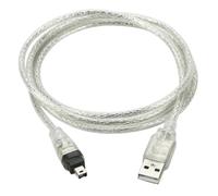 Adattatore da Firewire a USB, connettore IEEE 1394 a 4 pin a USB 2.0 | iLink Bridge per videocamere Sony DCR-TRV75E e altre videocamere DV Legacy | Cavo non cattura 1,5 m