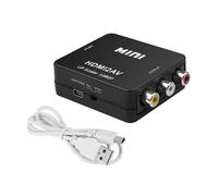 Adattatore da HDMI a RCA AV/CVBS HD 1080P Mini convertitore video HDMI2AV BOX compatibile con PS3 VCR DVD PALMTSC PC
