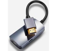 Adattatore da HDMI a USB C 4K 60Hz Convertitore attivo con chip LT6711A Alloggiamento in alluminio Plug and Play per monitor Proiettore AR Display W
