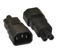 Manhattan Adattatore da IEC C14 Maschio a C5 Femmina – Nero