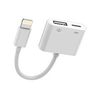 Adattatore da Lightning a USB Caricatore 2 in 1 per Apple iPhone 14 13 12 11 Pro Max 7 8 Plus X SE XS XR per iPad Air Jack Chiavetta Mouse Lettore Schede Accessori Cavo OTG Scaricare Foto Sdoppiatore
